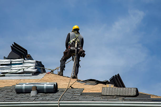 Professional Roofing technician working in Hiwassee, VA